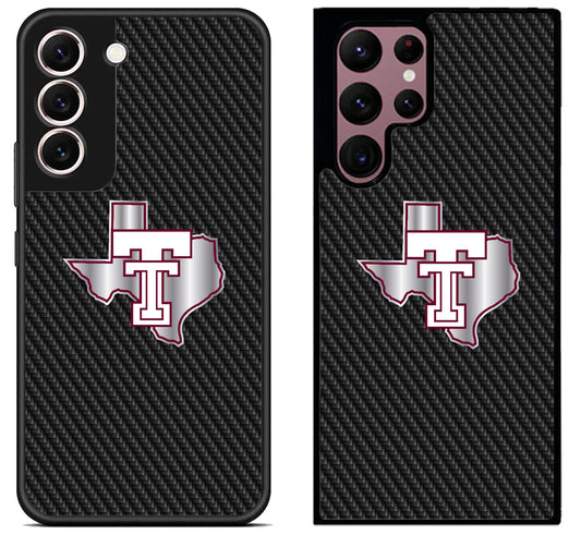 Troy University Trojans Carbon Samsung Galaxy S22 | S22+ | S22 Ultra Case