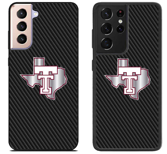 Troy University Trojans Carbon Samsung Galaxy S21 | S21 FE | S21+ | S21 Ultra Case