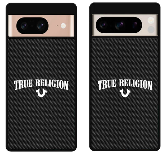 True Religion Logo Carbon Google Pixel 8 | 8 Pro Case