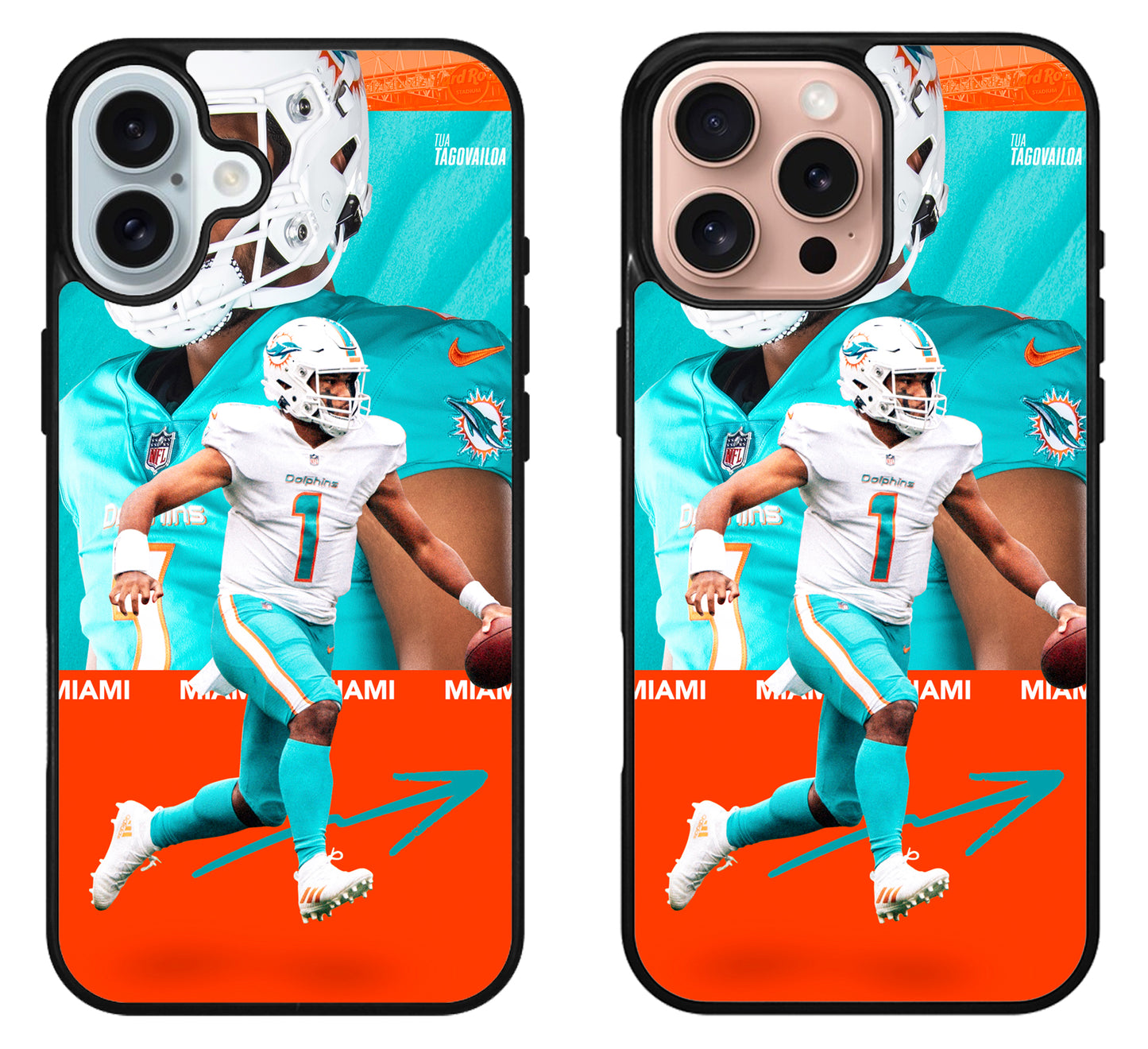 Tua Tagovailoa Miami Dolphins iPhone 16 | 16 Plus | 16 Pro | 16 Pro Max Case