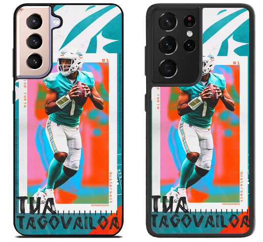 Tua Tagovailoa Miami Dolphins Style Samsung Galaxy S21 | S21 FE | S21+ | S21 Ultra Case