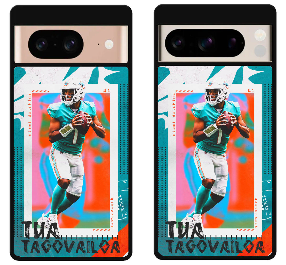 Tua Tagovailoa Miami Dolphins Style Google Pixel 8 | 8 Pro Case