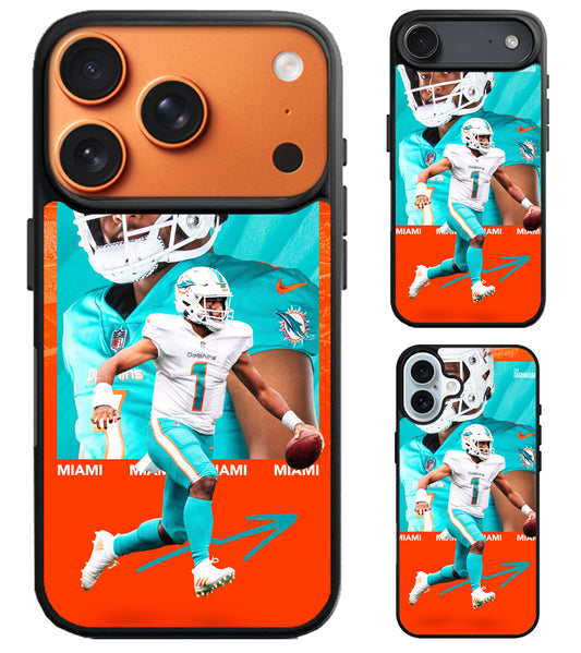 Tua Tagovailoa Miami Dolphins iPhone Air | iPhone 17 | 17 Pro | 17 Pro Max Case