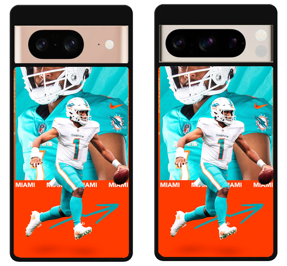 Tua Tagovailoa Miami Dolphins Google Pixel 8 | 8 Pro Case
