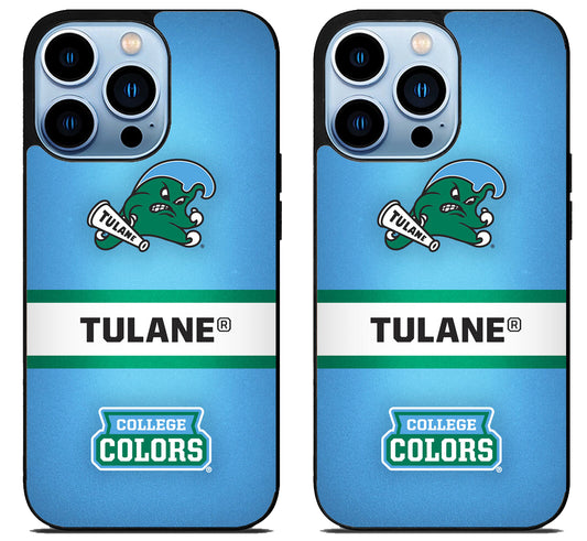 Tulane Green Wave College iPhone 15 Pro | iPhone 15 Pro Max Case