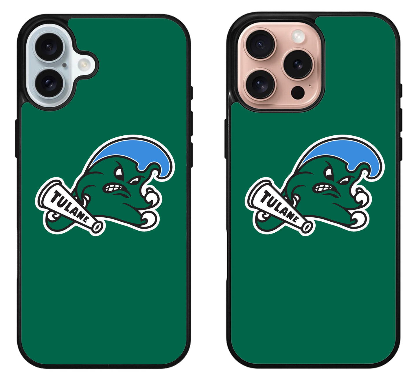 Tulane Green Wave Cover iPhone 16 | 16 Plus | 16 Pro | 16 Pro Max Case