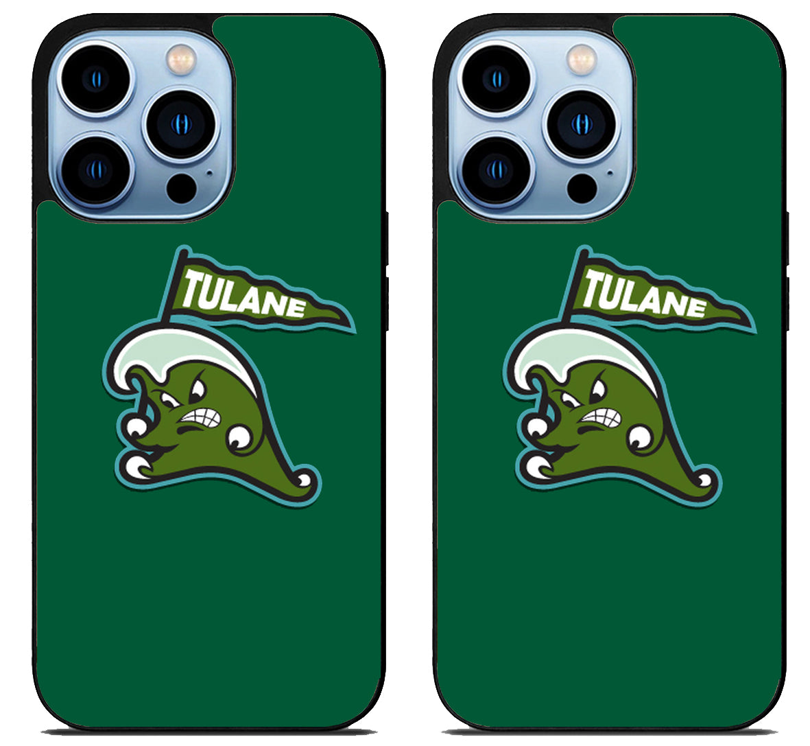 Tulane Green Wave Logo iPhone 15 Pro | iPhone 15 Pro Max Case