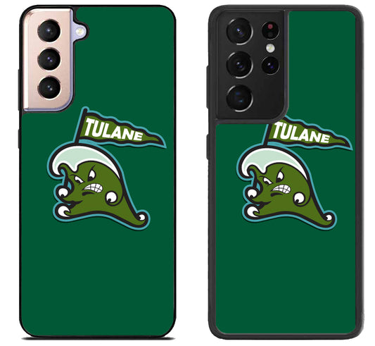 Tulane Green Wave Logo Samsung Galaxy S21 | S21 FE | S21+ | S21 Ultra Case