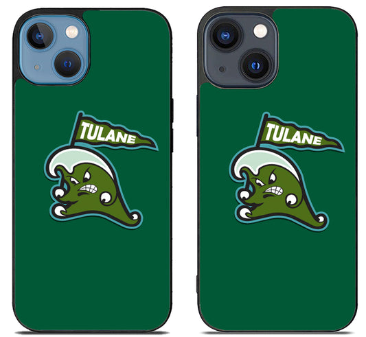 Tulane Green Wave Logo iPhone 15 | iPhone 15 Plus Case