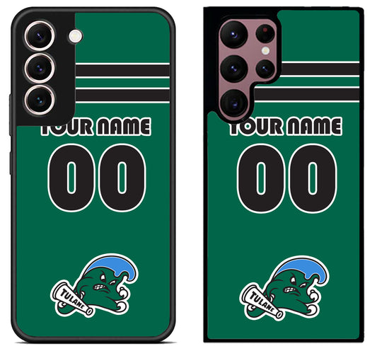 Custom Personalized Tulane Green Wave Samsung Galaxy S22 | S22+ | S22 Ultra Case