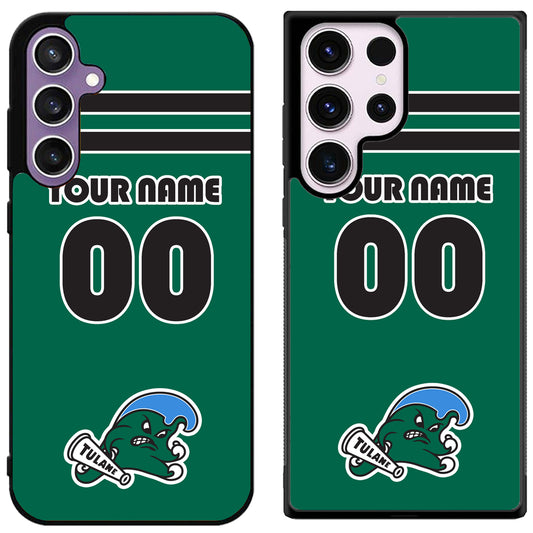 Custom Personalized Tulane Green Wave Samsung Galaxy S24 | S24+ | S24 Ultra Case