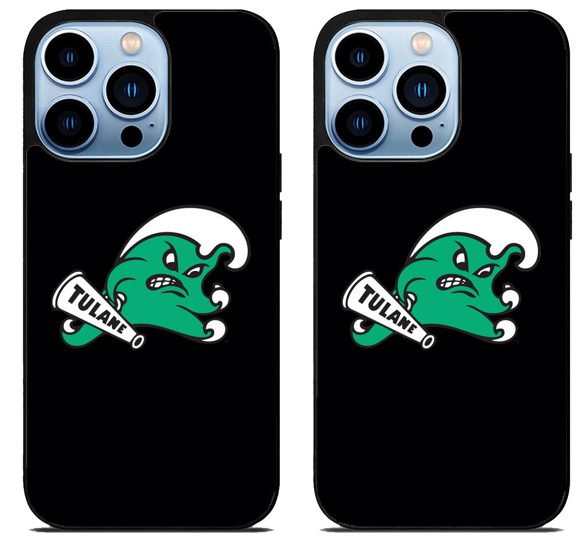 Tulane Green Wave Black iPhone 15 Pro | iPhone 15 Pro Max Case