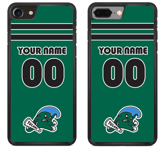 Custom Personalized Tulane Green Wave iPhone 8 | 8 Plus Case