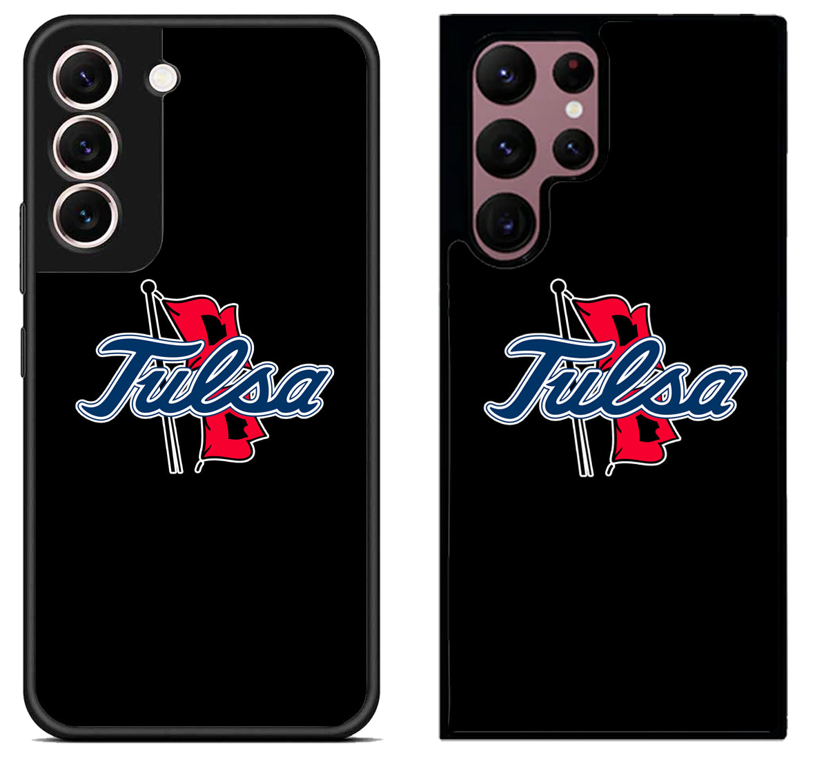 Tulsa Golden Hurricane Black Samsung Galaxy S22 | S22+ | S22 Ultra Case