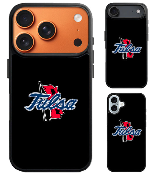 Tulsa Golden Hurricane Black iPhone Air | iPhone 17 | 17 Pro | 17 Pro Max Case