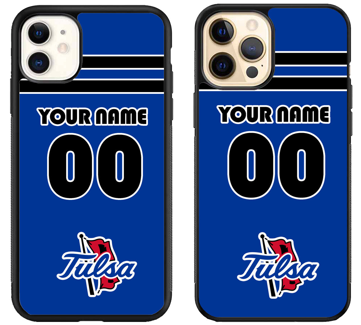 Custom Personalized Tulsa Golden Hurricane iPhone 12 | 12 Mini | 12 Pro | 12 Pro Max Case
