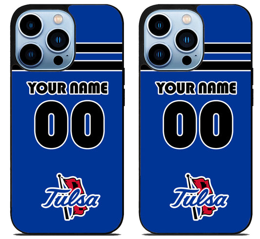 Custom Personalized Tulsa Golden Hurricane iPhone 15 Pro | iPhone 15 Pro Max Case
