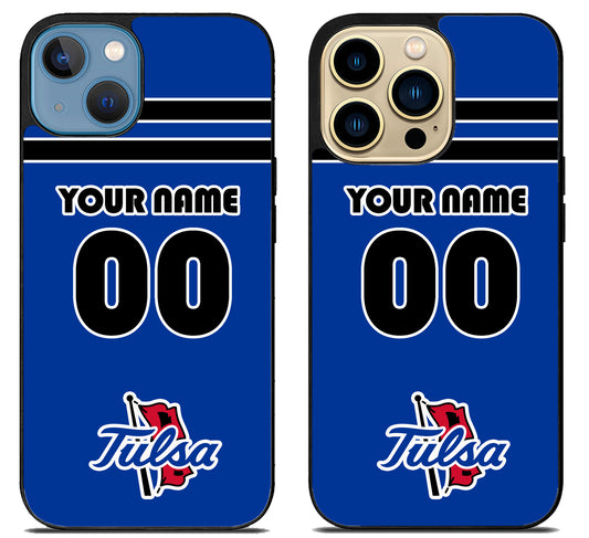 Custom Personalized Tulsa Golden Hurricane iPhone 14 | 14 Plus | 14 Pro | 14 Pro Max Case