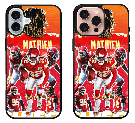 Tyrann mathieu Kc Chiefs iPhone 16 | 16 Plus | 16 Pro | 16 Pro Max Case