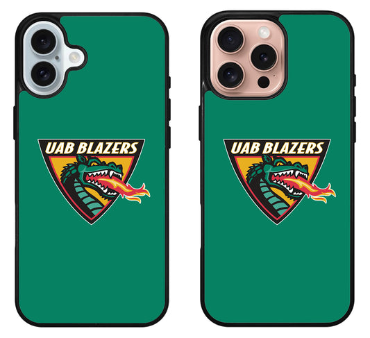 UAB Blazers Logo iPhone 16 | 16 Plus | 16 Pro | 16 Pro Max Case