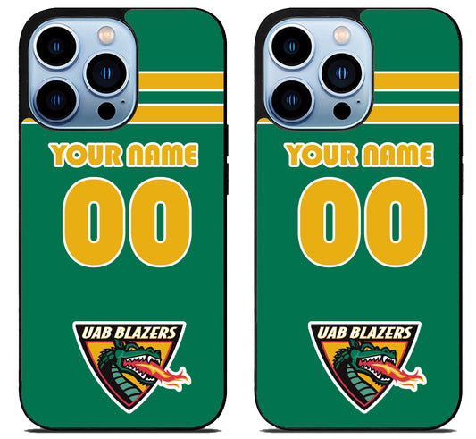 Custom Personalized UAB Blazers iPhone 15 Pro | iPhone 15 Pro Max Case
