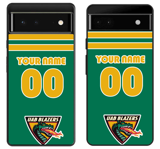 Custom Personalized UAB Blazers Google Pixel 6 | 6A | 6 Pro Case