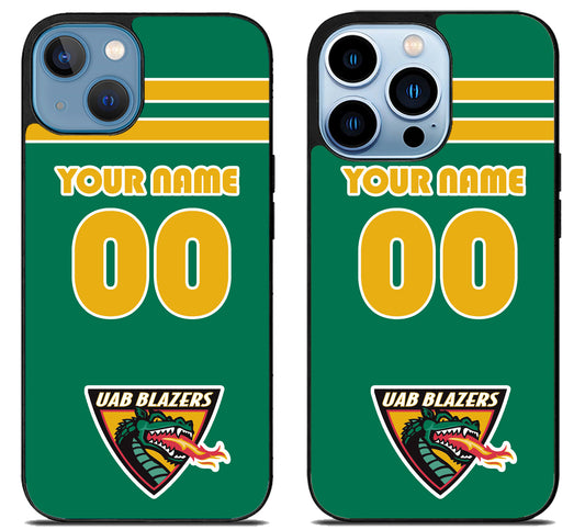 Custom Personalized UAB Blazers iPhone 13 | 13 Mini | 13 Pro | 13 Pro Max Case