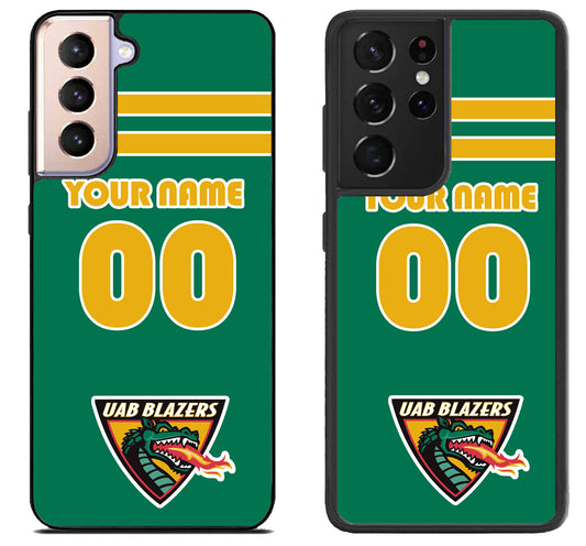 Custom Personalized UAB Blazers Samsung Galaxy S21 | S21 FE | S21+ | S21 Ultra Case