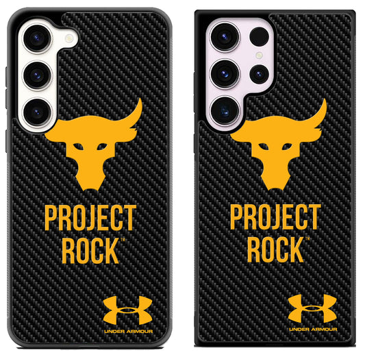 UA Project Rock Carbon Samsung Galaxy S23 | S23+ | S23 Ultra Case