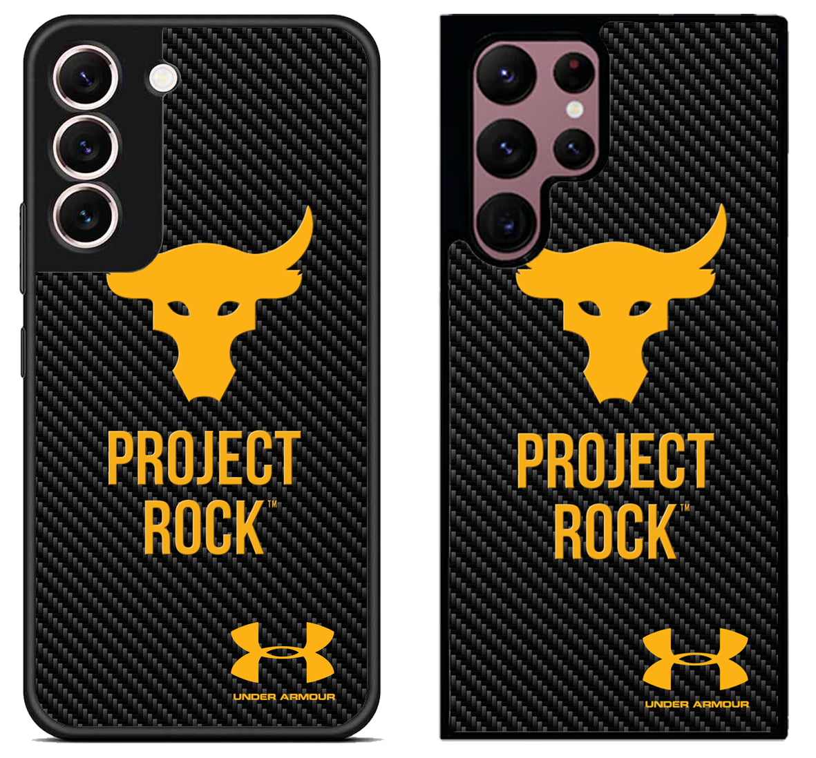 UA Project Rock Carbon Samsung Galaxy S22 | S22+ | S22 Ultra Case