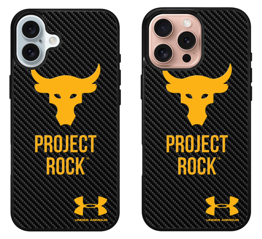 UA Project Rock Carbon iPhone 16 | 16 Plus | 16 Pro | 16 Pro Max Case