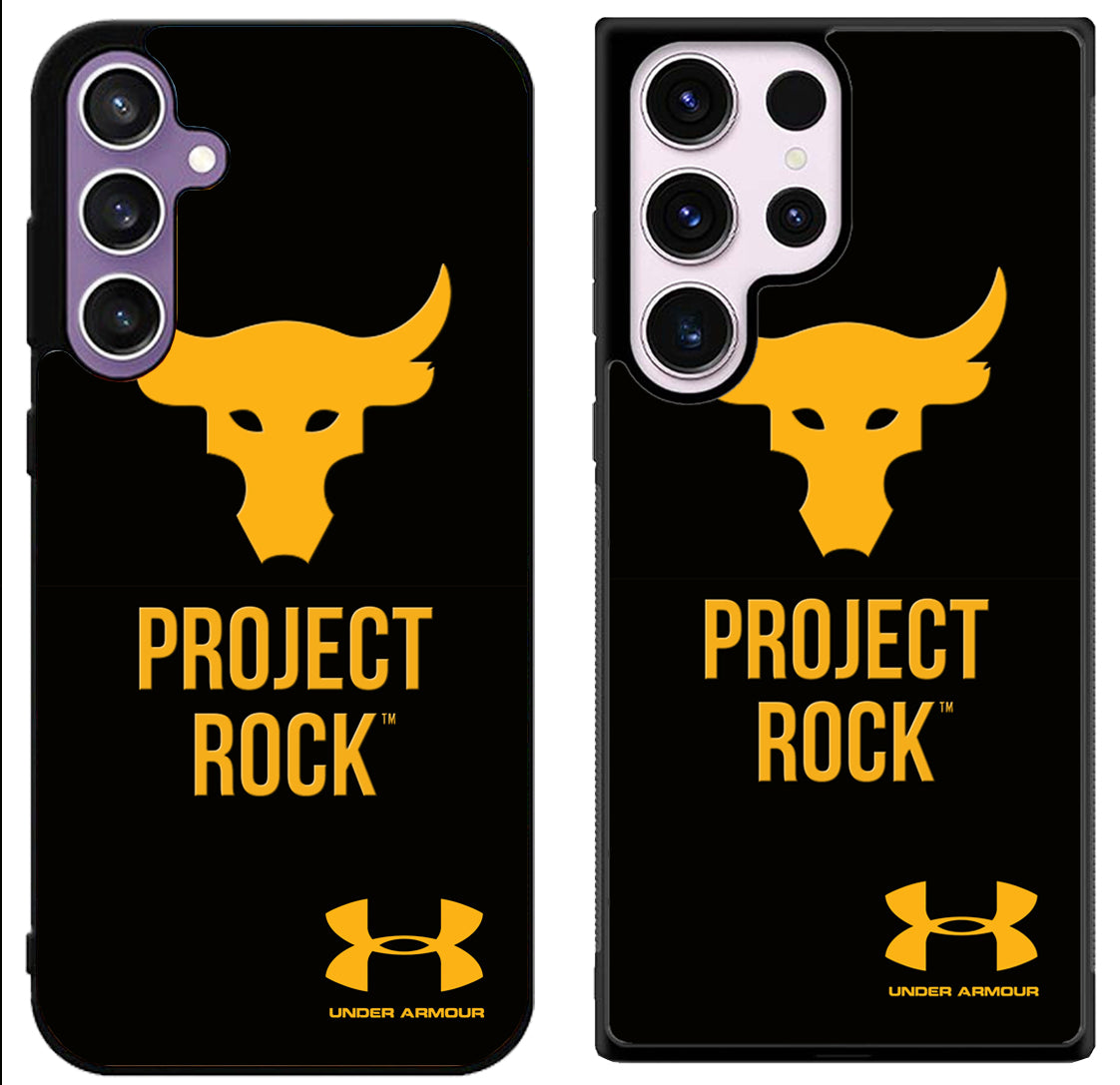 UA Project Rock Logo Samsung Galaxy S24 | S24+ | S24 Ultra Case – Saloreea