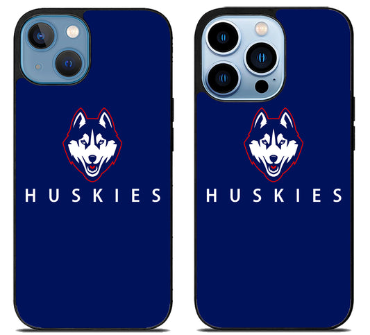 UConn Huskies Blue iPhone 13 | 13 Mini | 13 Pro | 13 Pro Max Case