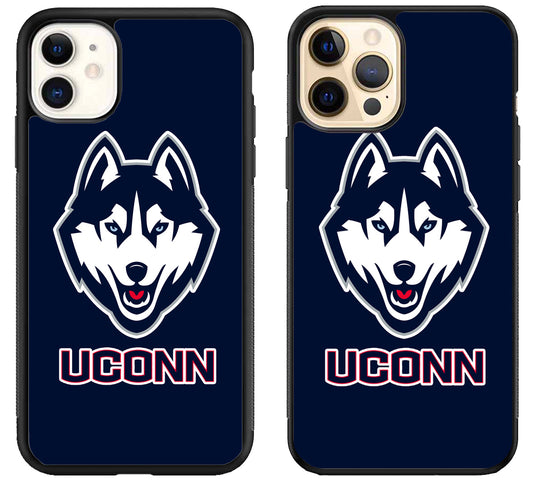 UConn Huskies Cover iPhone 12 | 12 Mini | 12 Pro | 12 Pro Max Case