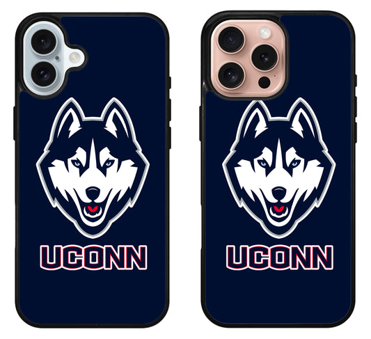 UConn Huskies Cover iPhone 16 | 16 Plus | 16 Pro | 16 Pro Max Case