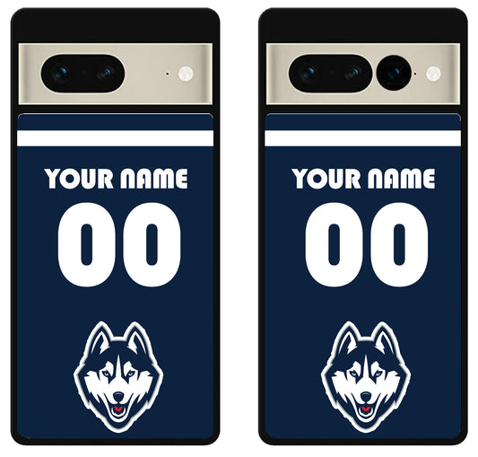 Custom Personalized UConn Huskies Google Pixel 7 | 7 Pro Case