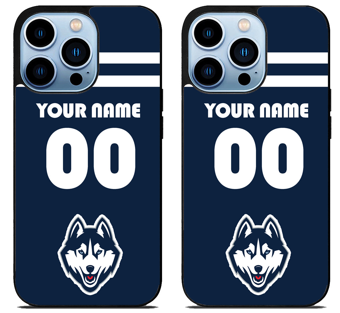 Custom Personalized UConn Huskies iPhone 15 Pro | iPhone 15 Pro Max Case