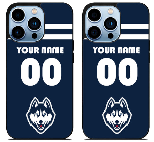 Custom Personalized UConn Huskies iPhone 15 Pro | iPhone 15 Pro Max Case
