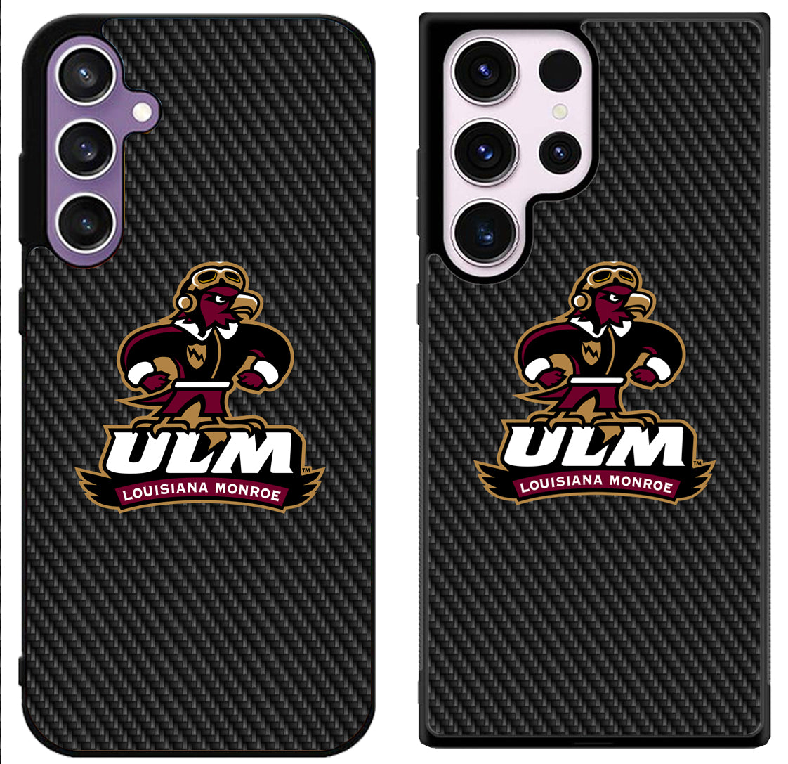 ULM Louisiana Monroe Warhawks Carbon Samsung Galaxy S24 | S24+ | S24 Ultra Case