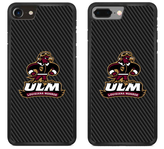 ULM Louisiana Monroe Warhawks Carbon iPhone 8 | 8 Plus Case