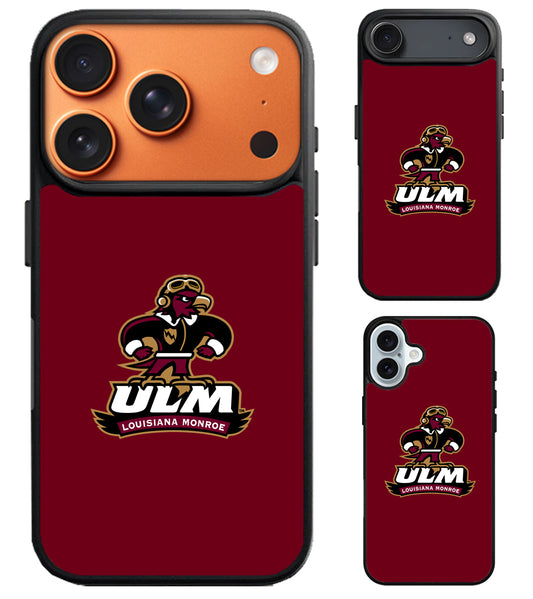 ULM Louisiana Monroe Warhawks University iPhone Air | iPhone 17 | 17 Pro | 17 Pro Max Case