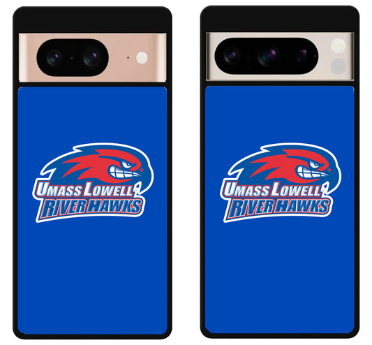 UMass Lowell River Hawks Blue Google Pixel 8 | 8 Pro Case