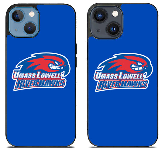 UMass Lowell River Hawks Blue iPhone 15 | iPhone 15 Plus Case