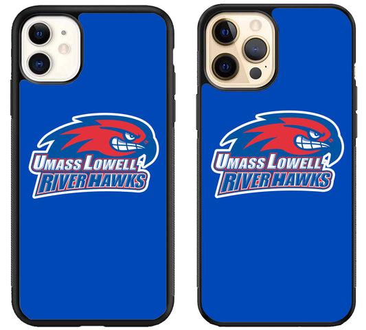 UMass Lowell River Hawks Blue iPhone 12 | 12 Mini | 12 Pro | 12 Pro Max Case