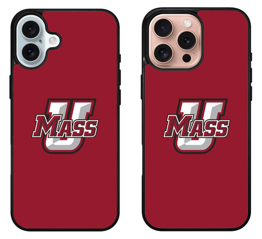 UMass Minutemen Logo iPhone 16 | 16 Plus | 16 Pro | 16 Pro Max Case