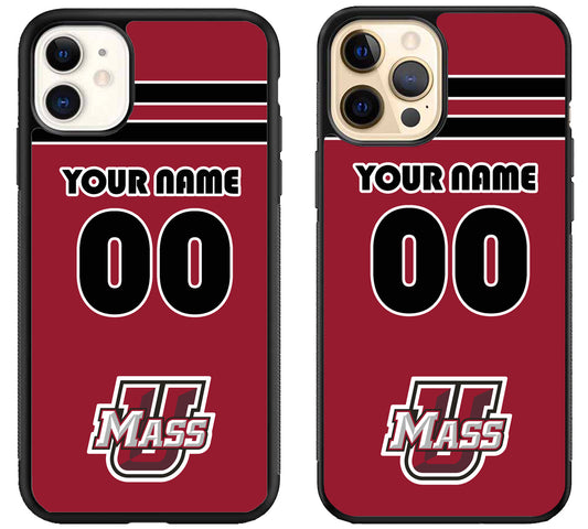 Custom Personalized UMass Minutemen iPhone 12 | 12 Mini | 12 Pro | 12 Pro Max Case