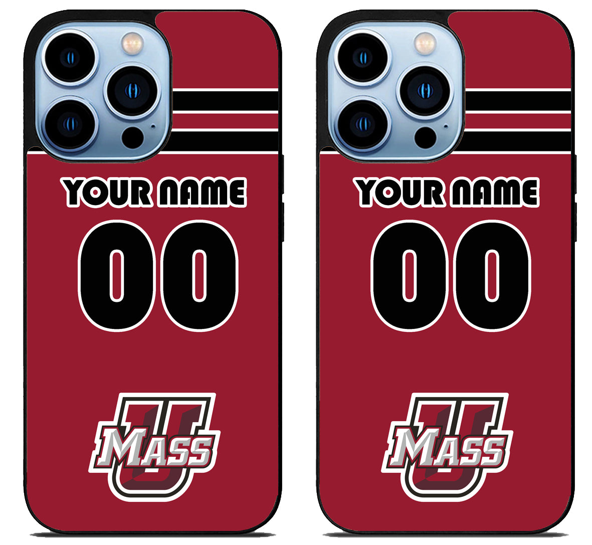 Custom Personalized UMass Minutemen iPhone 15 Pro | iPhone 15 Pro Max Case