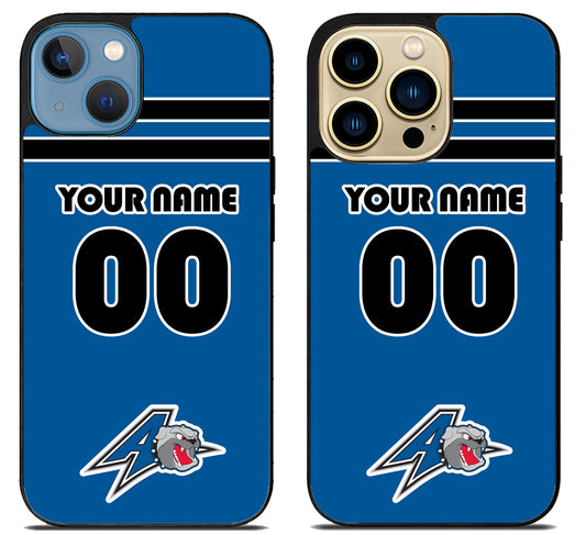 Custom Personalized UNC Asheville Bulldogs iPhone 14 | 14 Plus | 14 Pro | 14 Pro Max Case