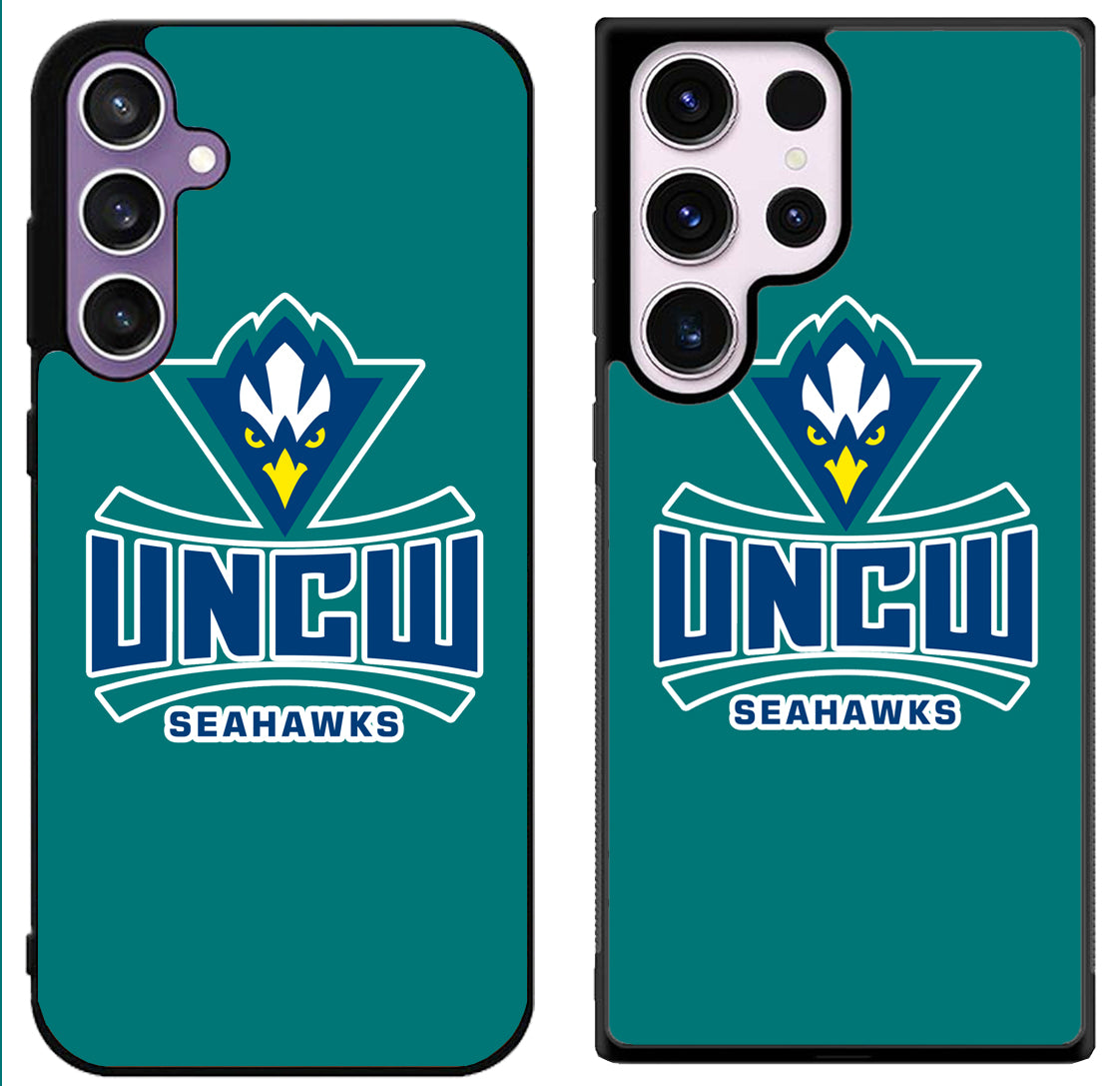 UNC Wilmington Seahawks Logo Samsung Galaxy S24 | S24+ | S24 Ultra Case