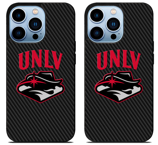 UNLV Rebels Carbon iPhone 15 Pro | iPhone 15 Pro Max Case